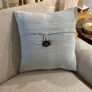 Pottery Barn Pillow Cover in Light Blue